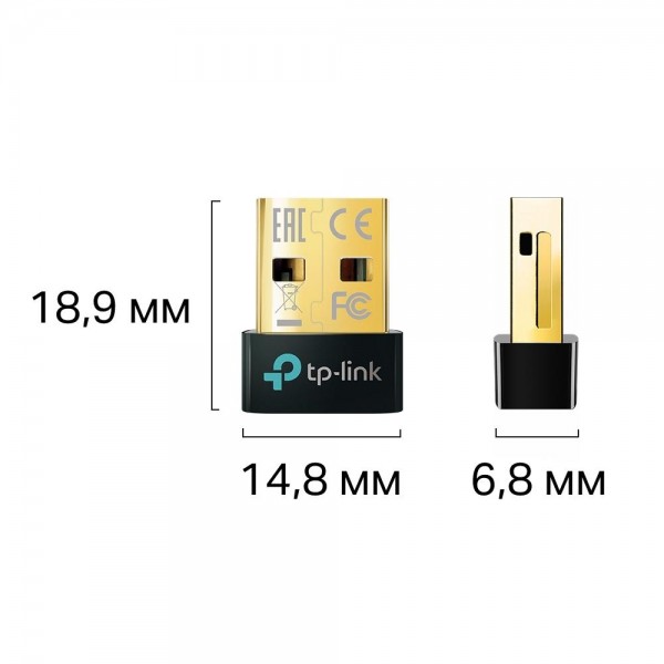 TP-Link Сверхкомпактный USB‑адаптер Bluetooth 5.0 TP-Link Сверхкомпактный USB‑адаптер Bluetooth 5.0