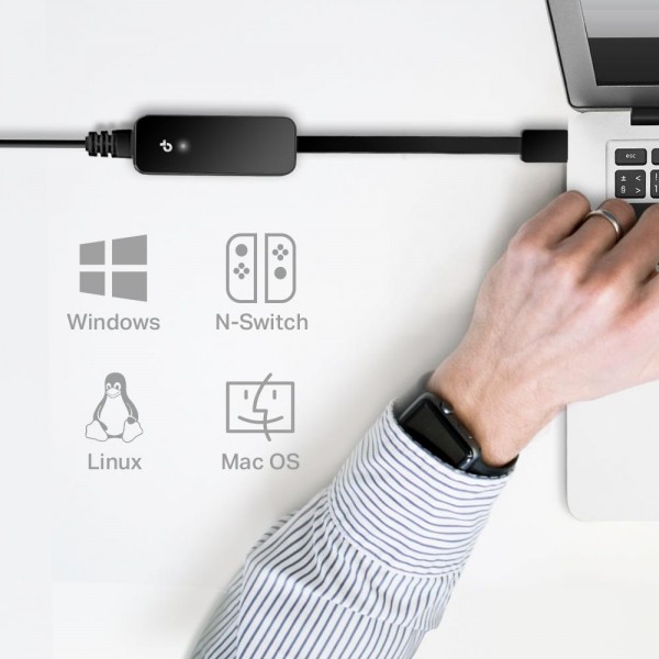 TP-Link Сетевой адаптер USB 3.0/Gigabit Ethernet TP-Link Сетевой адаптер USB 3.0/Gigabit Ethernet