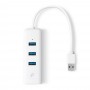 TP-Link 3-портовый концентратор и гигабитный адаптер USB 3.0