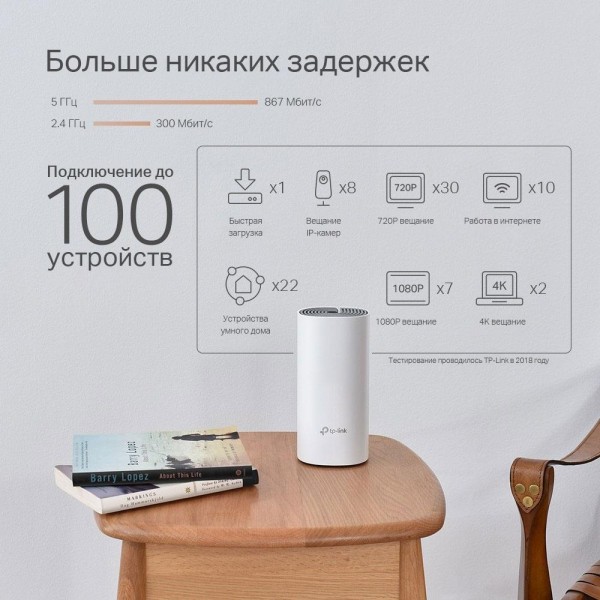 TP-Link Гибридная Mesh-система AC1200 + AV1000 TP-Link Гибридная Mesh-система AC1200 + AV1000