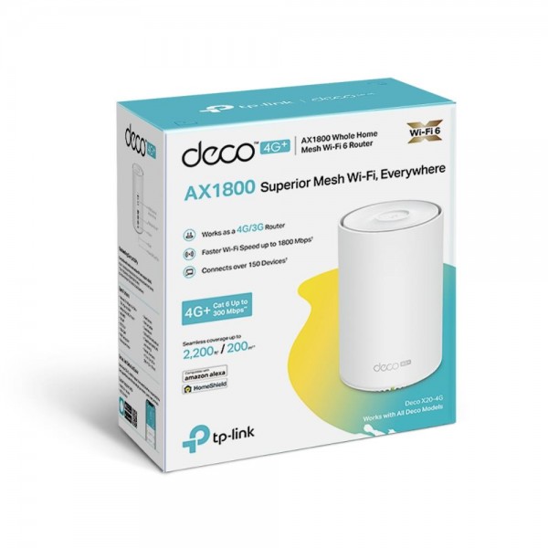 TP-Link Mesh-модуль AX1800 с поддержкой 4G+ TP-Link Mesh-модуль AX1800 с поддержкой 4G+