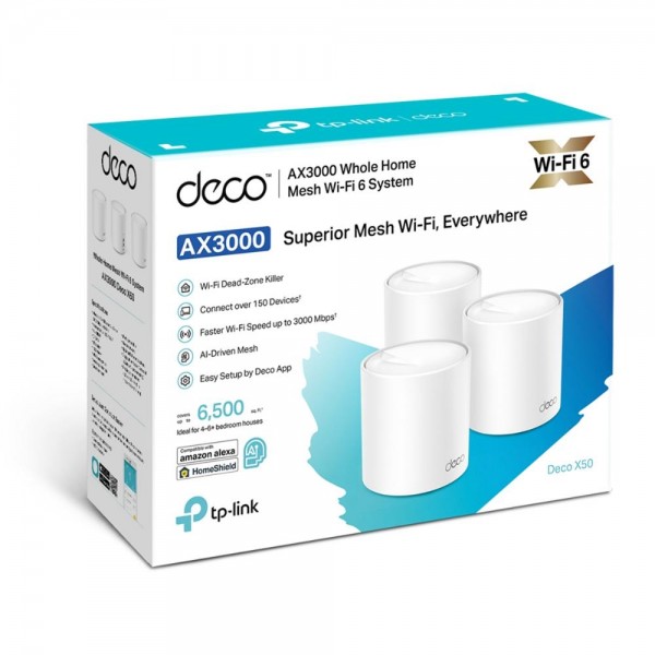 TP-Link AX3000 Домашняя Mesh Wi‑Fi система