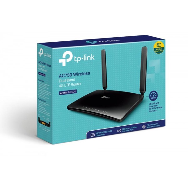 TP-Link AC750 Двухдиапазонный 4G LTE Wi-Fi роутер