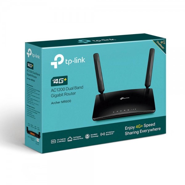 TP-Link AC1200 Двухдиапазонный гигабитный 4G+ Cat6 Wi‑Fi роутер TP-Link AC1200 Двухдиапазонный гигабитный 4G+ Cat6 Wi‑Fi роутер