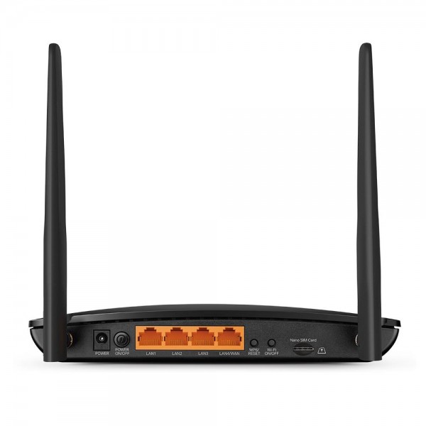 TP-Link Двухдиапазонный гигабитный Wi‑Fi роутер AC1200 с поддержкой 4G+ категории 6 TP-Link Двухдиапазонный гигабитный Wi‑Fi роутер AC1200 с поддержкой 4G+ категории 6