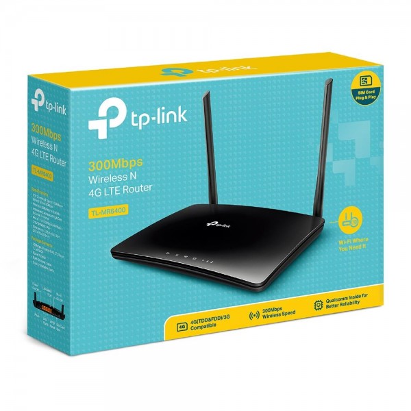TP-Link N300 4G LTE Wi-Fi роутер TP-Link N300 4G LTE Wi-Fi роутер