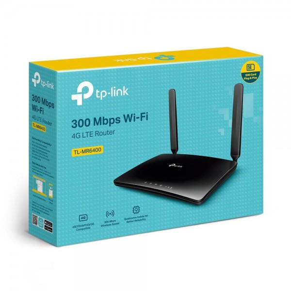 TP-Link N300 4G LTE Wi-Fi роутер TP-Link N300 4G LTE Wi-Fi роутер