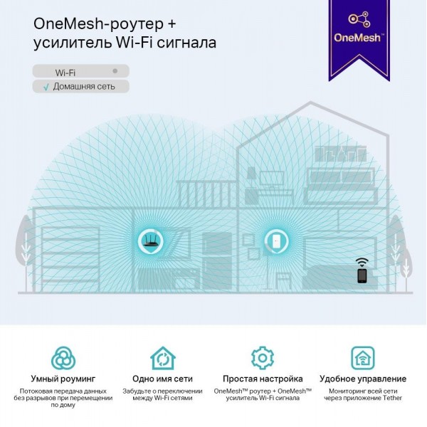 TP-Link Усилитель Wi-Fi сигнала AC1200 TP-Link Усилитель Wi-Fi сигнала AC1200