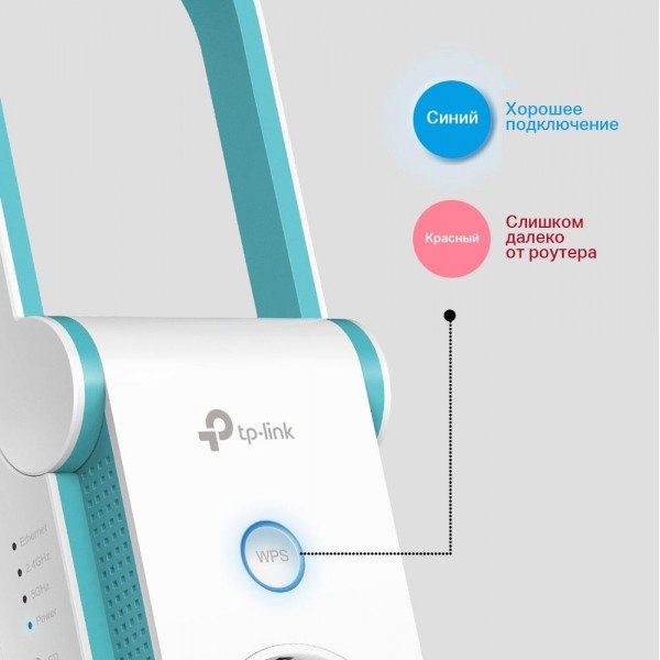TP-Link Усилитель Wi-Fi сигнала AC1200 со встроенной розеткой TP-Link Усилитель Wi-Fi сигнала AC1200 со встроенной розеткой