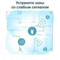 TP-Link Усилитель Wi‑Fi сигнала AX1800 с поддержкой Mesh