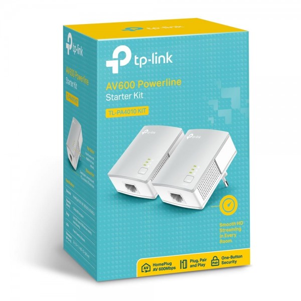 TP-Link Комплект адаптеров Powerline AV600 TP-Link Комплект адаптеров Powerline AV600