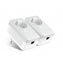 TP-Link AV600 Комплект адаптеров Powerline со встроенной розеткой