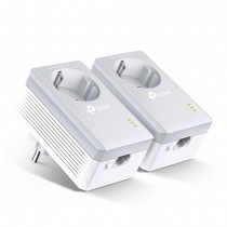 TP-Link Комплект адаптеров Powerline AV600 со встроенной розеткой