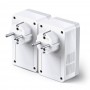 TP-Link Комплект адаптеров Powerline AV600 со встроенной розеткой