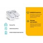 TP-Link Комплект адаптеров Powerline AV600 со встроенной розеткой