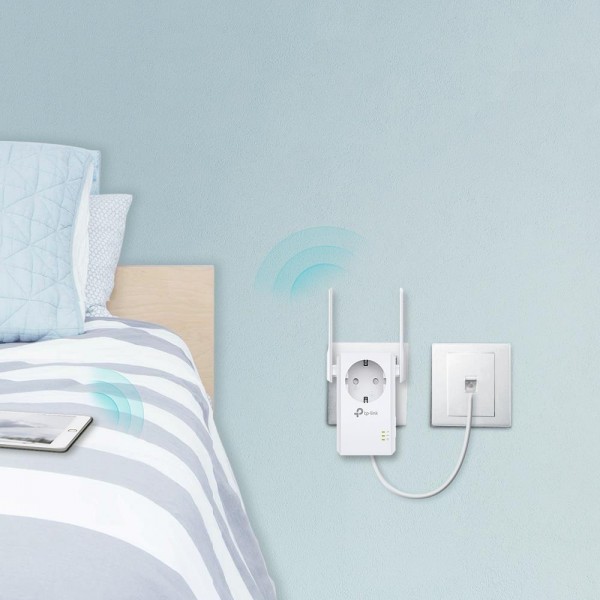 TP-Link N300 Усилитель Wi-Fi сигнала со встроенной розеткой TP-Link N300 Усилитель Wi-Fi сигнала со встроенной розеткой
