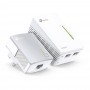 TP-Link Комплект адаптеров Powerline AV600 с поддержкой Wi‑Fi N300 TP-Link Комплект адаптеров Powerline AV600 с поддержкой Wi‑Fi N300