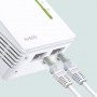 TP-Link Комплект адаптеров Powerline AV600 с поддержкой Wi‑Fi N300 TP-Link Комплект адаптеров Powerline AV600 с поддержкой Wi‑Fi N300