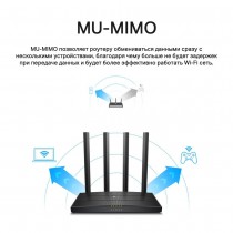 TP-Link Двухдиапазонный гигабитный Wi-Fi роутер AC1900 с поддержкой Mesh и MU‑MIMO