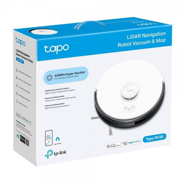 TP-Link Робот-пылесос с влажной уборкой и датчиком LiDAR
