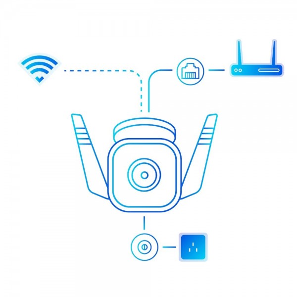 TP-Link Уличная Wi-Fi камера TP-Link Уличная Wi-Fi камера