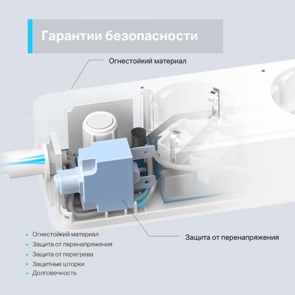 TP-Link Умный сетевой фильтр TP-Link Умный сетевой фильтр